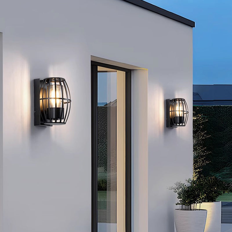 Aluminum PC Cage Shape Outdoor Light