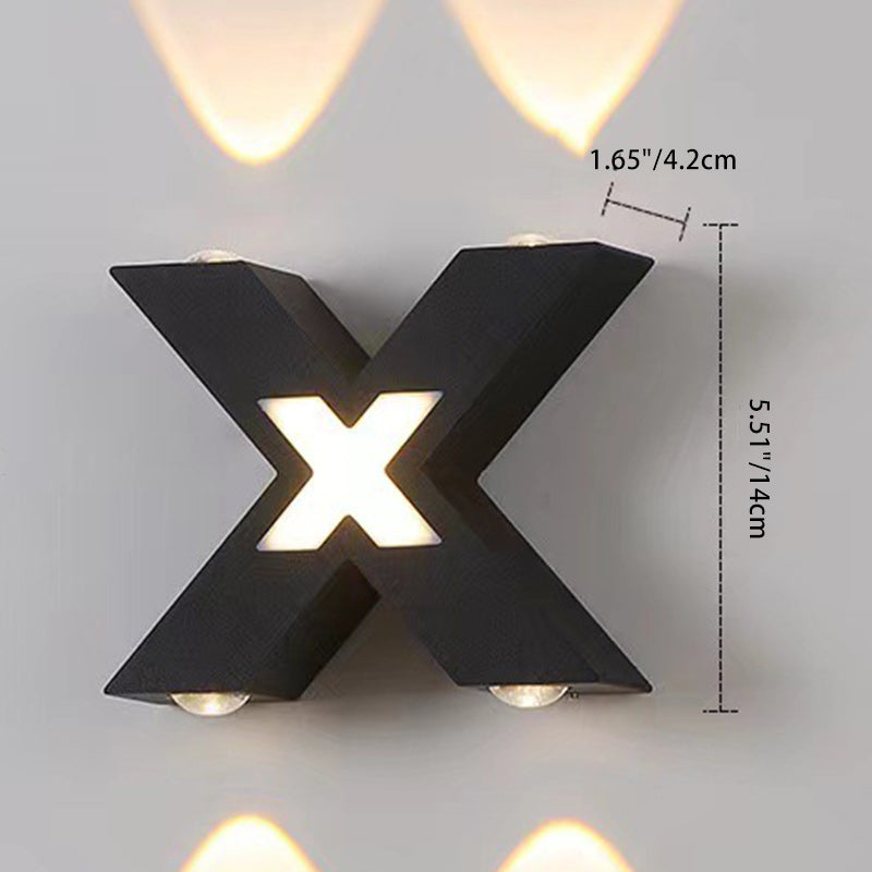 Geometry Aluminum Patio Outdoor Light
