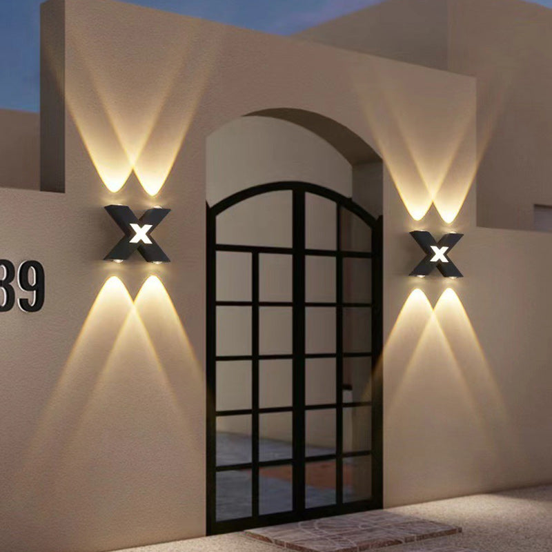 Geometry Aluminum Patio Outdoor Light