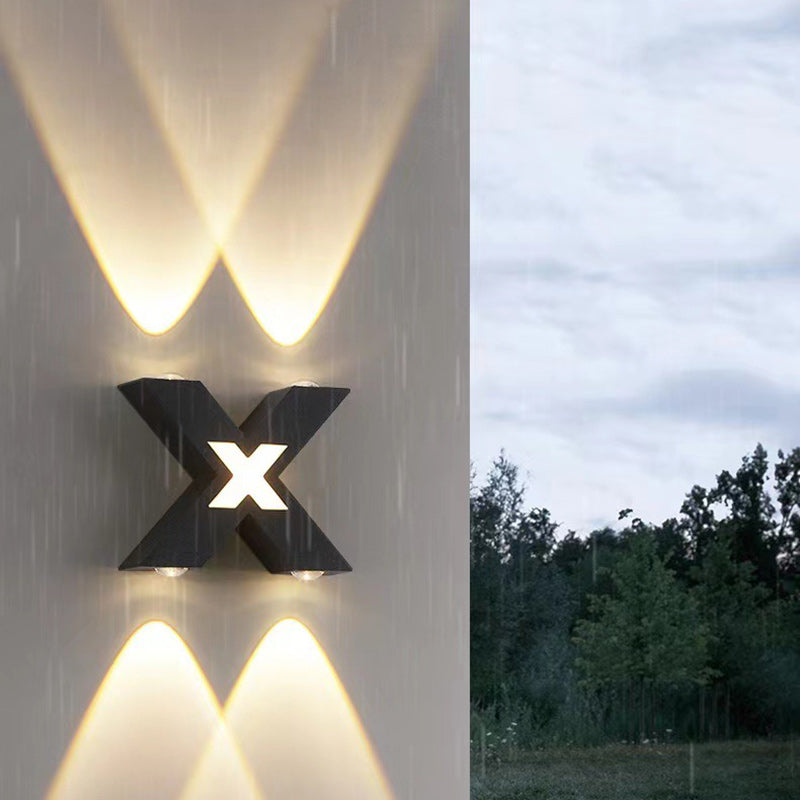 Geometry Aluminum Patio Outdoor Light