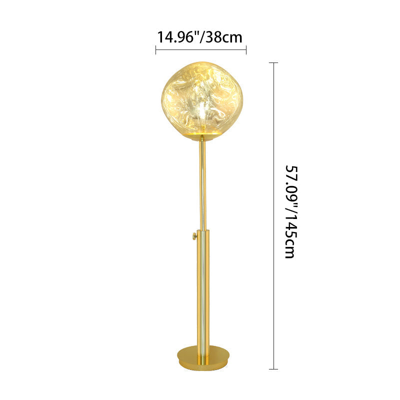 Lava Irregular Circle Height Floor Lamp
