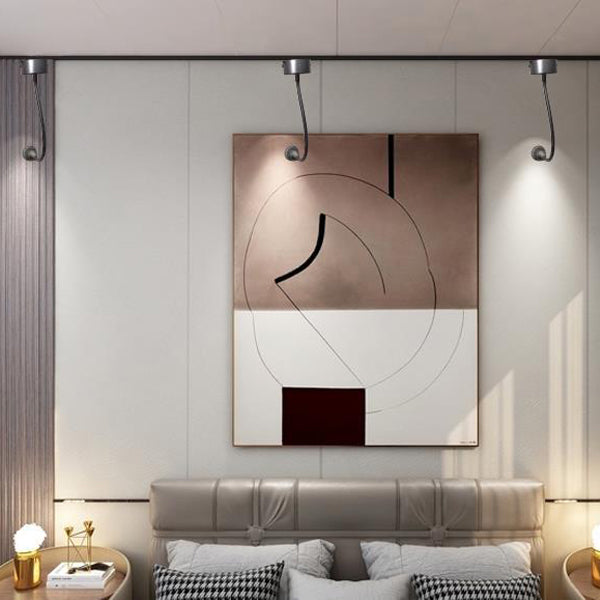 Aluminum Gooseneck Cone Bedside Wall Lamp