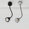 Aluminum Gooseneck Cone Bedside Wall Lamp