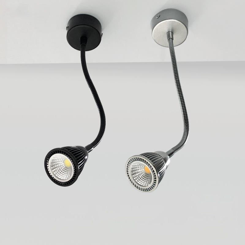 Aluminum Gooseneck Cone Bedside Wall Lamp