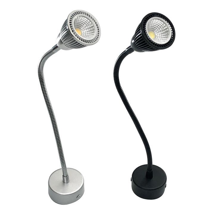 Aluminum Gooseneck Cone Bedside Wall Lamp