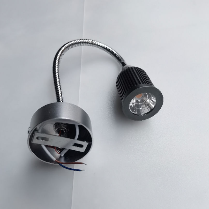 Aluminum Gooseneck Cone Bedside Wall Lamp