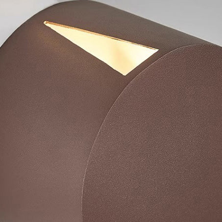 Aluminum Round Triangular Beam Wall Lamp