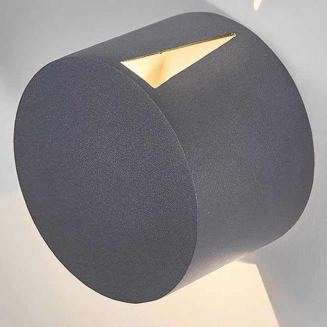 Aluminum Round Triangular Beam Wall Lamp