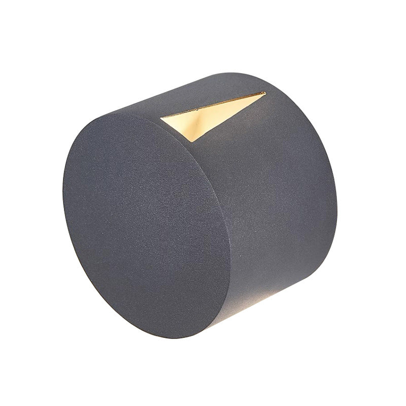 Aluminum Round Triangular Beam Wall Lamp