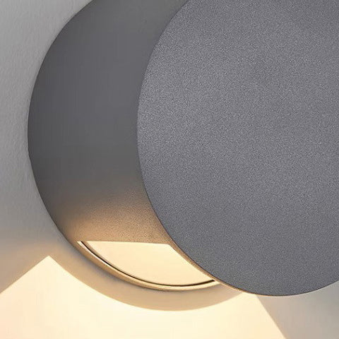 Aluminum Round Triangular Beam Wall Lamp