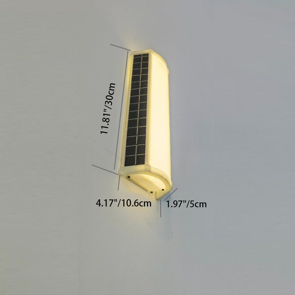 Aluminum Plastic Rectangular Patio Outdoor Light