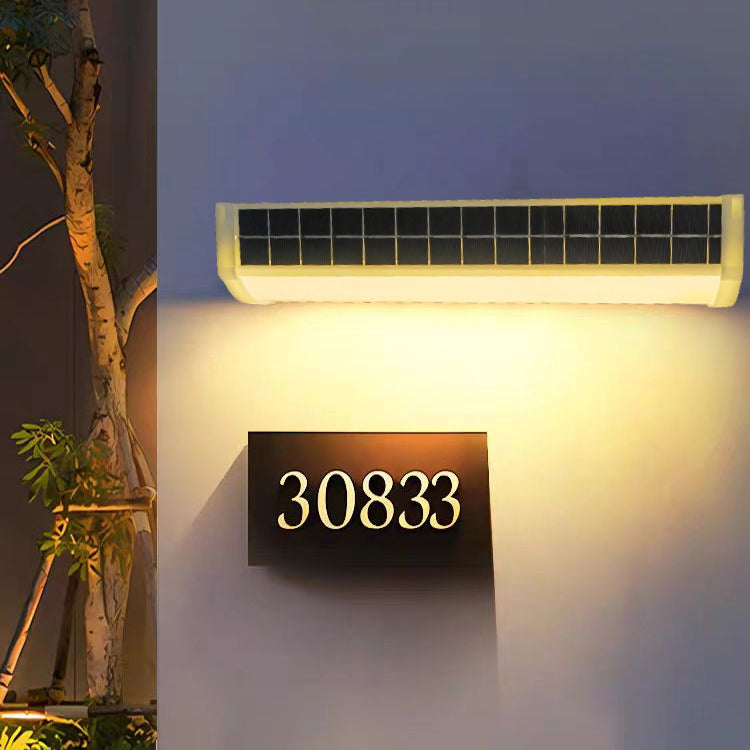 Aluminum Plastic Rectangular Patio Outdoor Light