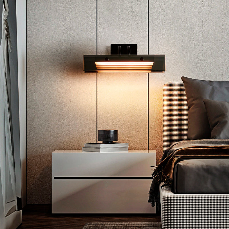 Rectangular Acrylic Aluminum Iron Wall Lamp