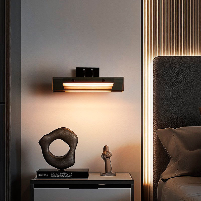 Rectangular Acrylic Aluminum Iron Wall Lamp