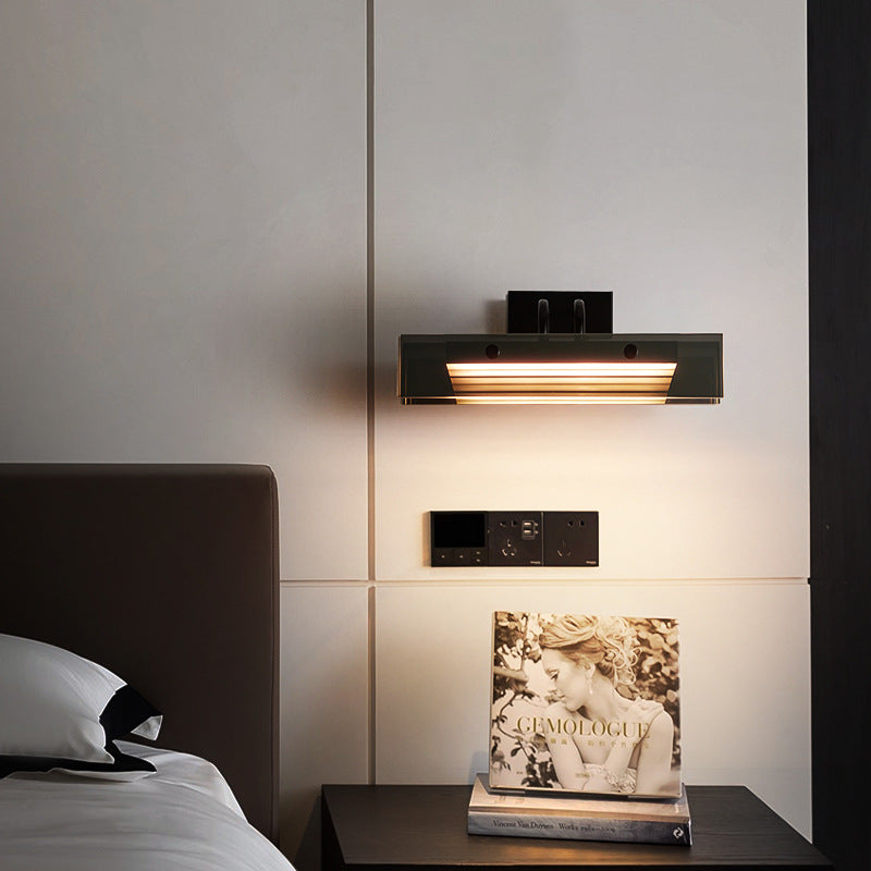 Rectangular Acrylic Aluminum Iron Wall Lamp
