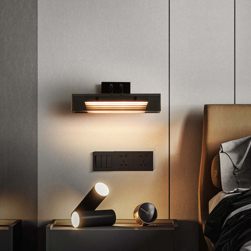 Rectangular Acrylic Aluminum Iron Wall Lamp
