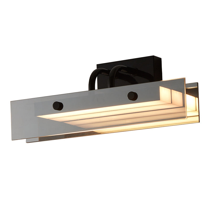 Rectangular Acrylic Aluminum Iron Wall Lamp