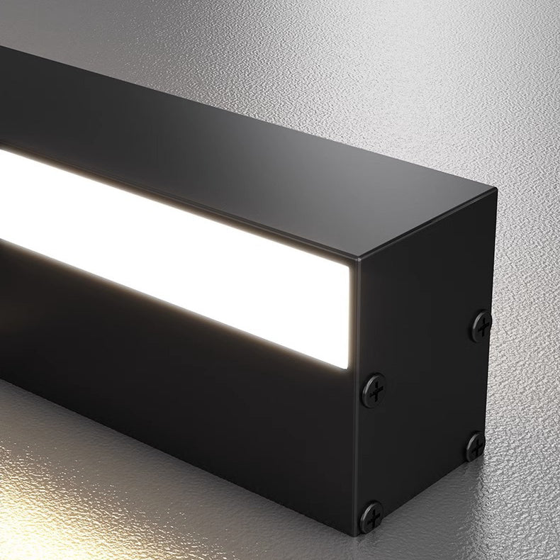 Rectangular Aluminum PVC Bedroom Wall Lamp