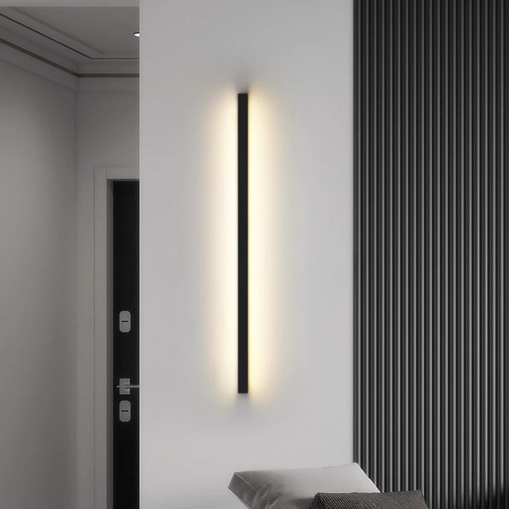Rectangular Aluminum PVC Bedroom Wall Lamp