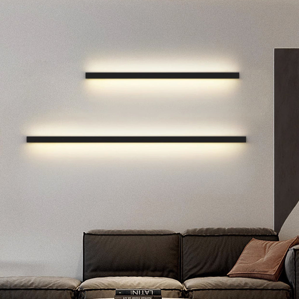Rectangular Aluminum PVC Bedroom Wall Lamp