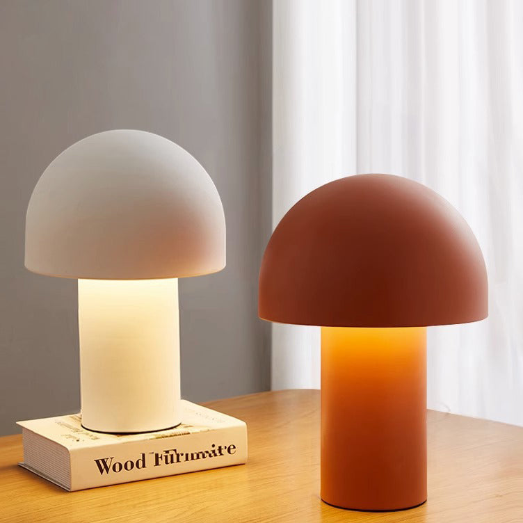 Mushroom Iron Acrylic Bedroom Table Lamp