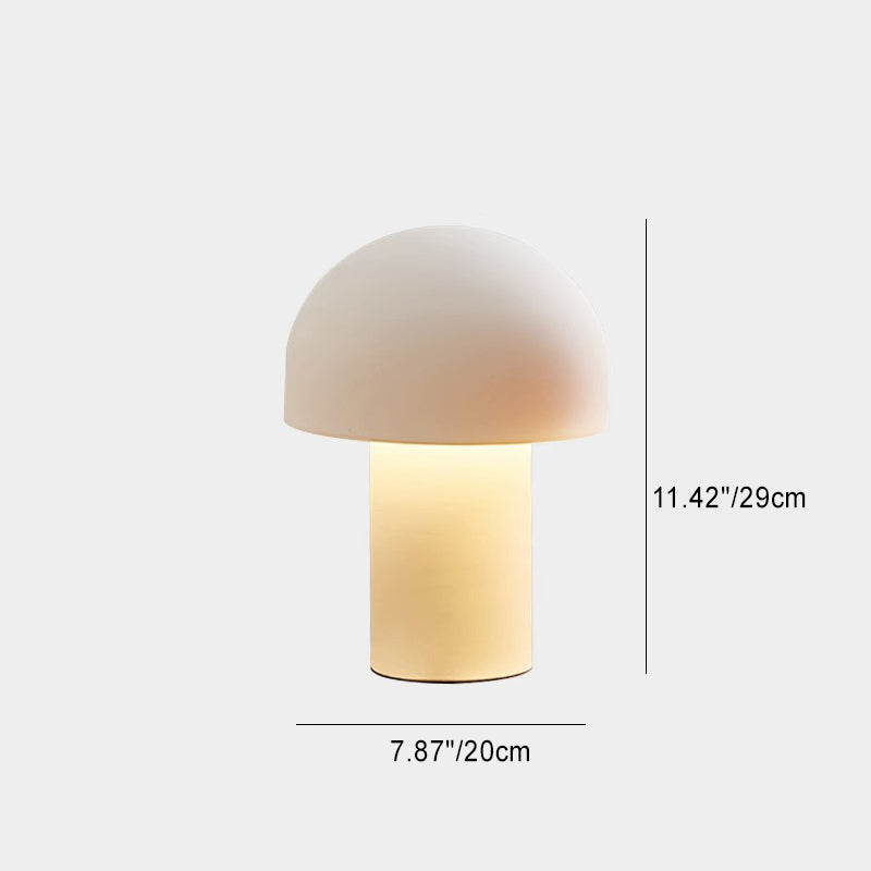 Mushroom Iron Acrylic Bedroom Table Lamp