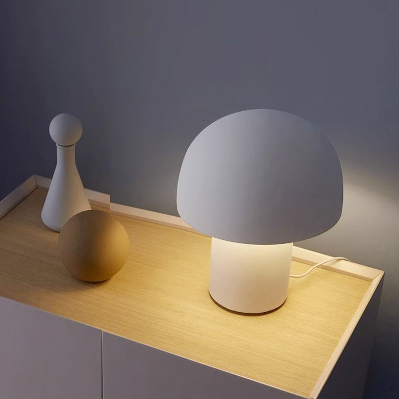 Mushroom Iron Acrylic Bedroom Table Lamp