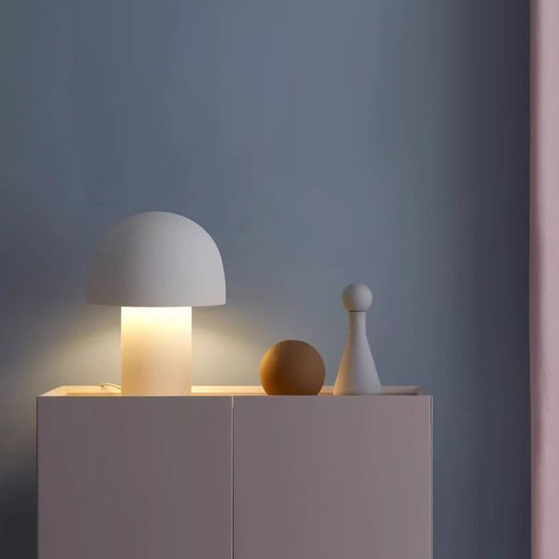 Mushroom Iron Acrylic Bedroom Table Lamp