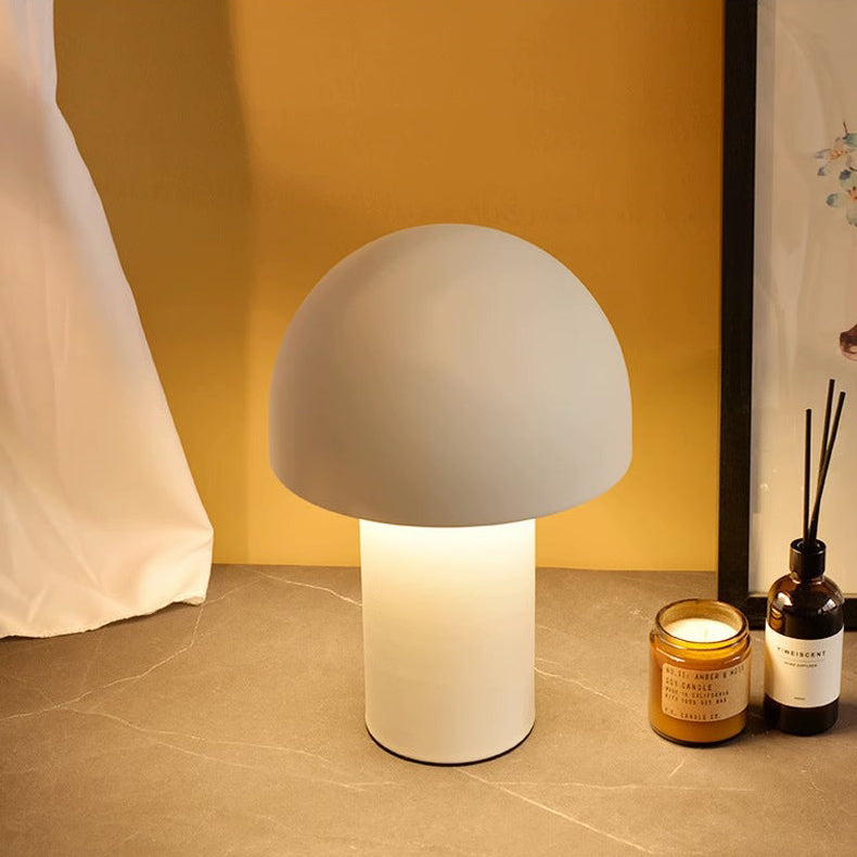 Mushroom Iron Acrylic Bedroom Table Lamp