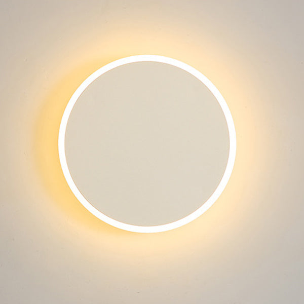 Round Tech Iron Acrylic Wall Lamp