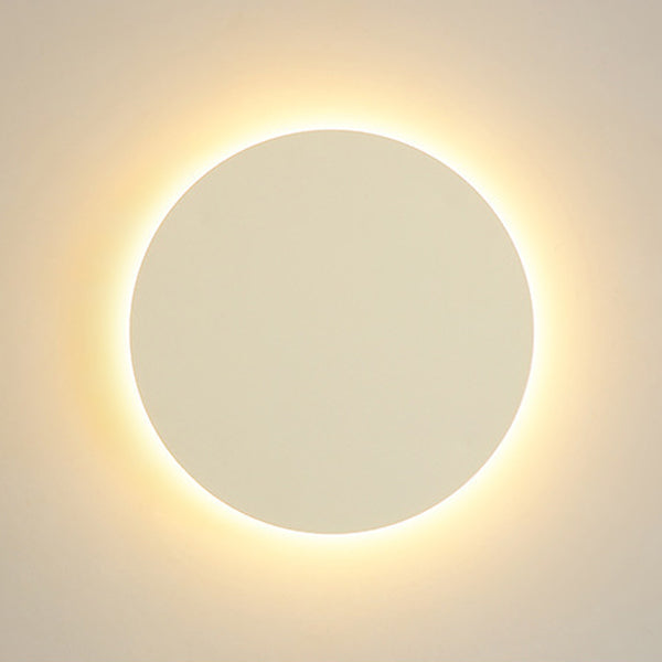 Round Tech Iron Acrylic Wall Lamp