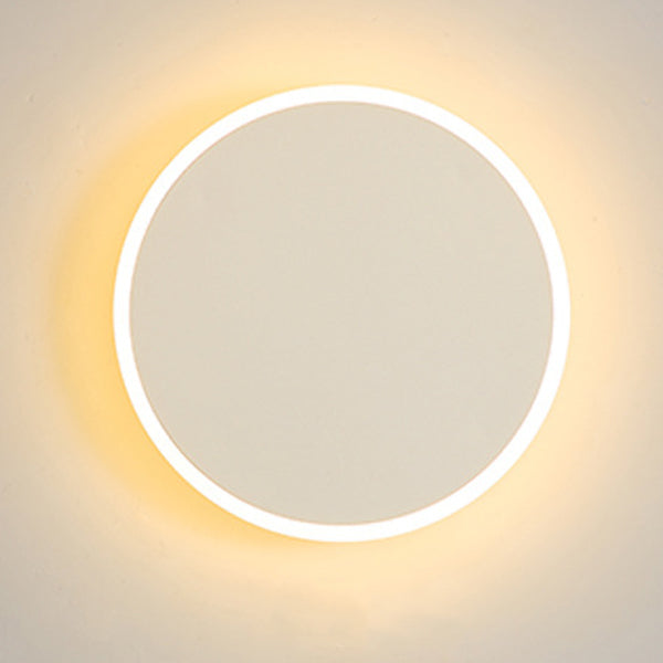 Round Tech Iron Acrylic Wall Lamp