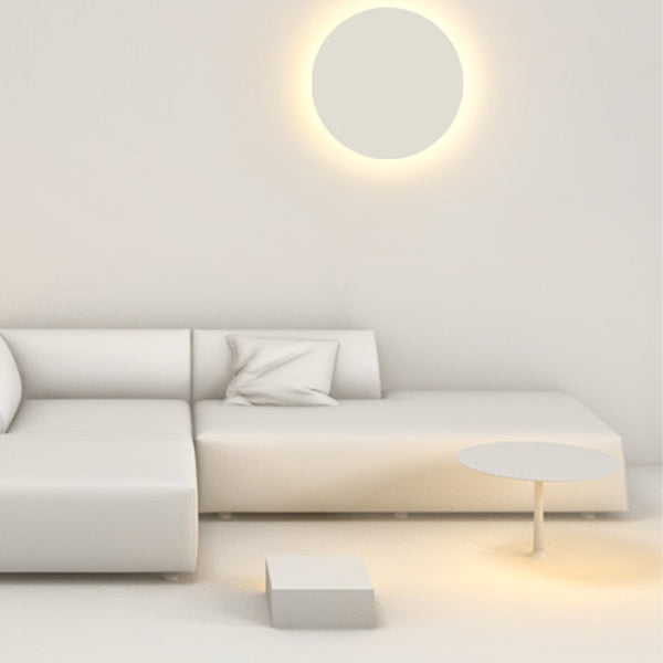 Round Tech Iron Acrylic Wall Lamp
