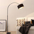 Modern Minimalist Iron Fabric Floor Lamp