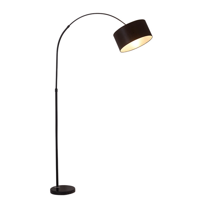 Modern Minimalist Iron Fabric Floor Lamp