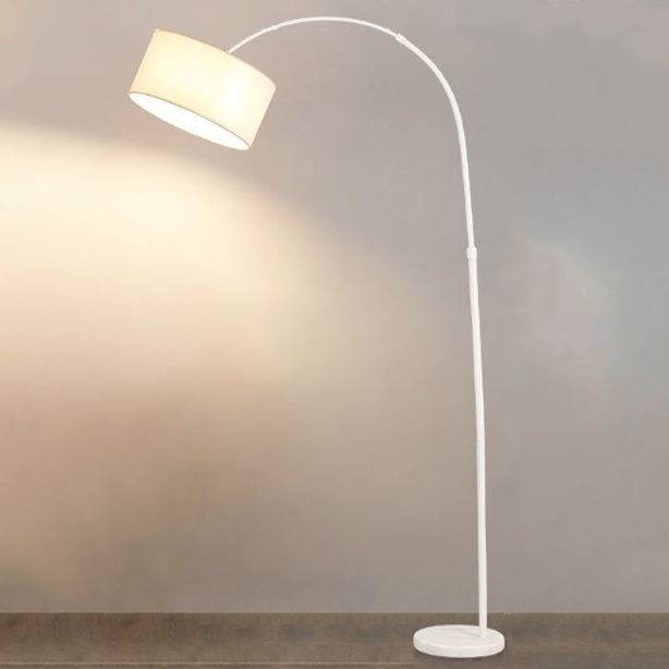 Modern Minimalist Iron Fabric Floor Lamp