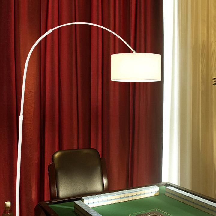 Modern Minimalist Iron Fabric Floor Lamp