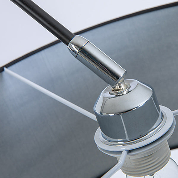 Modern Minimalist Iron Fabric Floor Lamp