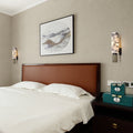 Cylindrical Copper Stone Iron Wall Lamp