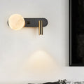 Round Aluminium Iron Jade 2-Light Wall Lamp