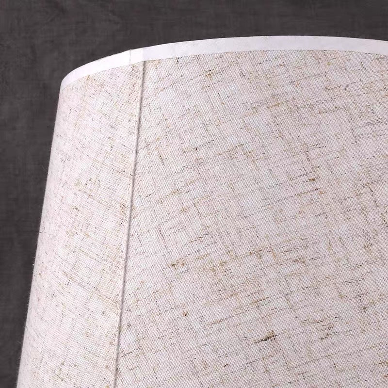Trapezoidal PVC Fabric Iron Table Lamp