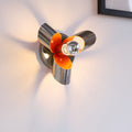 Iron Diamond Round Bedroom Wall Lamp