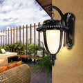 Aluminum Glass Patterned Lampshade Outdoor Light