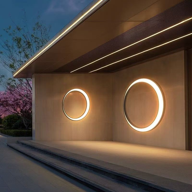 Stainless Steel PC Round Outdoor Light