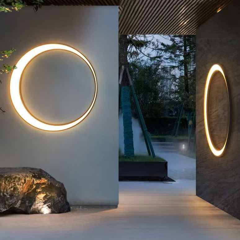 Stainless Steel PC Round Outdoor Light