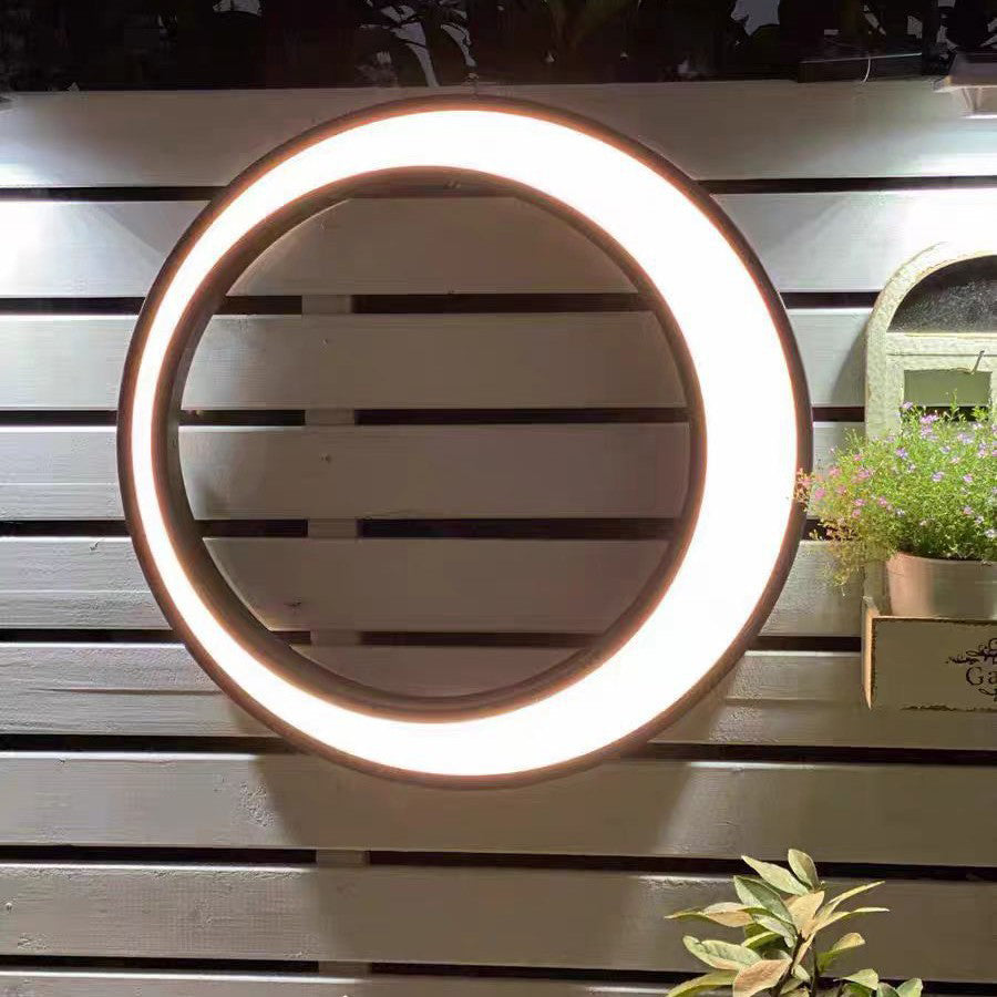 Stainless Steel PC Round Outdoor Light