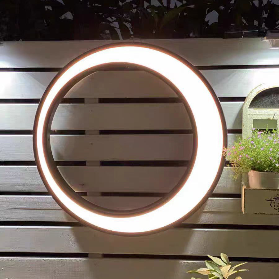 Stainless Steel PC Round Outdoor Light