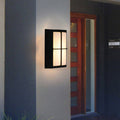 Aluminum PC Grid-Shaped Patio Outdoor Light