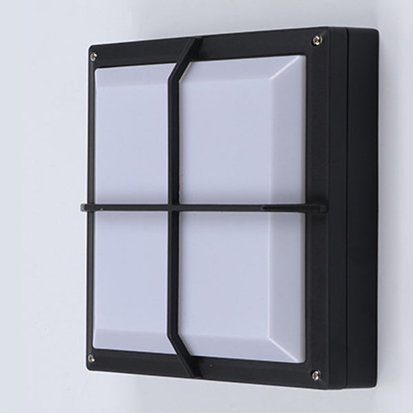 Aluminum PC Square Patio Outdoor Light