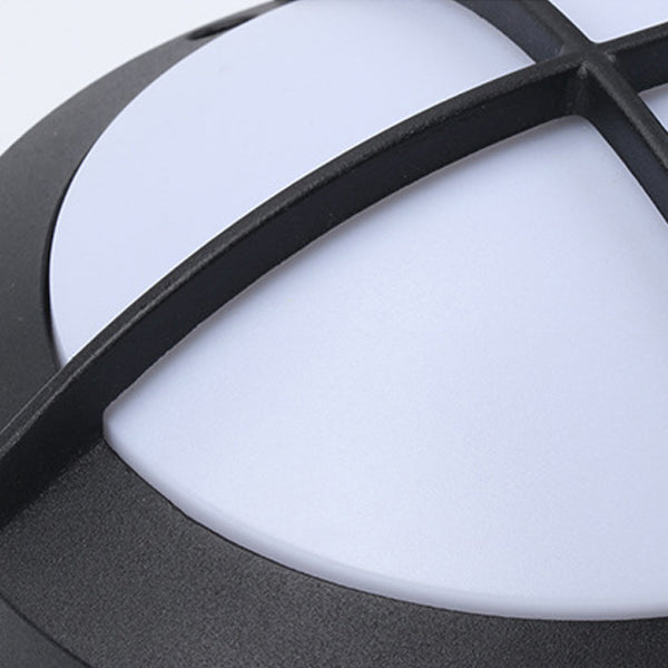 Aluminum PC Oval Patio Outdoor Light